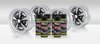 K89331 Wheel Paint Charcoal Gray Metallic OER "Factory Wheel Coating" Case of 6-16 Oz Cans - image 2
