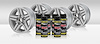 K89346 Wheel Paint Nevada Silver OER "Factory Wheel Coating" Case Of 6-16 Oz Cans - image 1