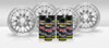K89356 Wheel Paint Slate Silver OER "Factory Wheel Coating" Snowflake Case Of 6-16 Oz Cans - image 2