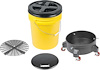 K89743 Grit Guard Deluxe Wash System 5 Gallon Yellow Pail With Black Lid; Dolly and Seat Cushion - image 1