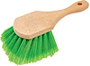 Wash Brush Soft Bristles 8 Handle Green - image 1