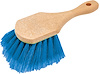 Scrub Brush Strong Bristles 8 Handle Blue - image 1