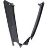 K901 1967 Camaro, Firebird; Inner Pillar Post Moldings; Coupe; Black; Pair - image 4