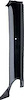 K903 Inner Pillar Post Moldings 1967 Camaro, Firebird; Convertible; Black; Pair - image 1