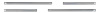 K9093 1968 Standard Coupe Lower Front Door Panel Moldings-Set 4 - image 1