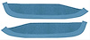 1964 Impala Super Sport Light Blue Loop Door Panel Carpet - image 1