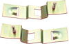 KS1001 Fold Down Rear Seat Mount Brackets 1967-69 Camaro/Firebird - image 1