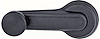 1982-92 Reproduction Black Window Crank Handle - image 1