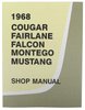 L10-CM 1968 Ford & Mercury Shop Manual , Falcon, Fairlane, Mustang, Mercury Cougar - image 3