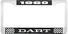 1960 Dart License Plate Frame - Black - image 1