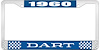 1960 Dart License Plate Frame - Blue - image 1