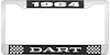 1964 Dart License Plate Frame - Black - image 1