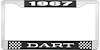 1967 Dart License Plate Frame - Black - image 1