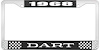 1968 Dart License Plate Frame - Black - image 1
