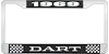 1969 Dart License Plate Frame - Black - image 1