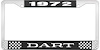 1972 Dart License Plate Frame - Black - image 1