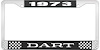 1973 Dart License Plate Frame - Black - image 1