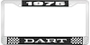 1975 Dart License Plate Frame - Black - image 1