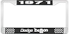 1971 Dodge Demon License Plate Frame - Black - image 1