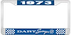 1973 Dart Swinger License Plate Frame - Blue - image 1