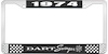 1974 Dart Swinger License Plate Frame - Black - image 1