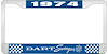 1974 Dart Swinger License Plate Frame - Blue - image 1