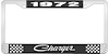 1972 Charger License Plate Frame - Black - image 1