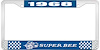 1968 Super Bee License Plate Frame - Blue - image 1