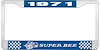 1971 Super Bee License Plate Frame - Blue - image 1
