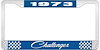 1973 Challenger License Plate Frame - Blue - image 1