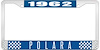 1962 Polara License Plate Frame - Blue - image 1