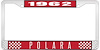 1962 Polara License Plate Frame - Red - image 1