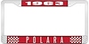 1963 Polara License Plate Frame - Red - image 1