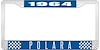 1964 Polara License Plate Frame - Blue - image 1