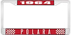 1964 Polara License Plate Frame - Red - image 1