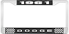 1961 Dodge License Plate Frame - Black - image 1