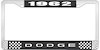 1962 Dodge License Plate Frame - Black - image 1