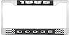 1965 Dodge License Plate Frame - Black - image 1