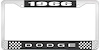 1966 Dodge License Plate Frame - Black - image 1