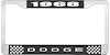 1968 Dodge License Plate Frame - Black - image 1