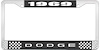 1969 Dodge License Plate Frame - Black - image 1