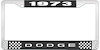 1973 Dodge License Plate Frame - Black - image 1