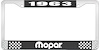 1963 Mopar License Plate Frame - Black - image 1