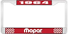 1964 Mopar License Plate Frame - Red - image 1