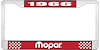 1966 Mopar License Plate Frame - Red - image 1