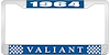 1964 Valiant License Plate Frame - Blue - image 1