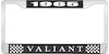 1965 Valiant License Plate Frame - Black - image 1