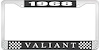 1968 Valiant License Plate Frame - Black - image 1