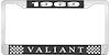 1969 Valiant License Plate Frame - Black - image 1
