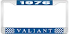 1976 Valiant License Plate Frame - Blue - image 1